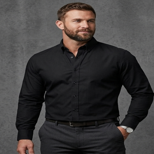 button-downs Black